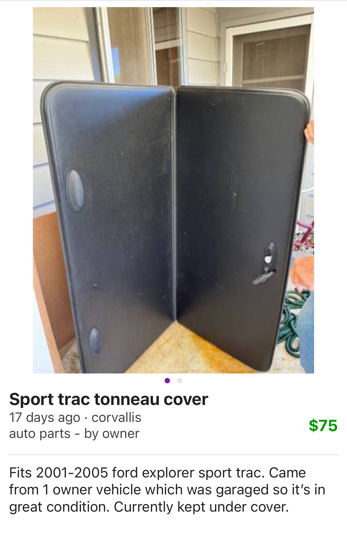 Tonneau cover on Craigslist | Ford SportTrac Forum